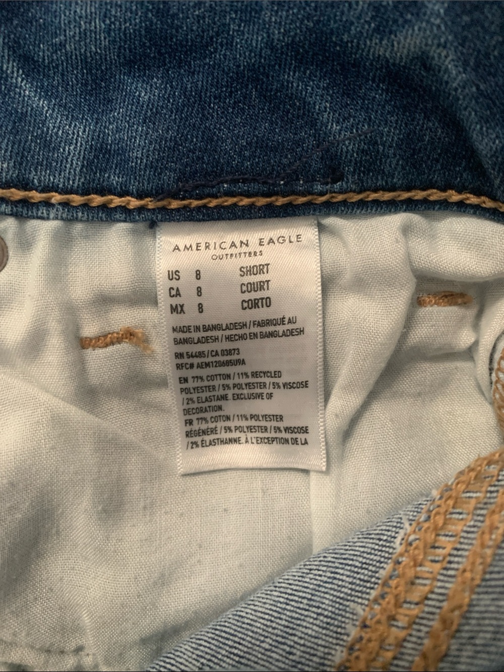 American Eagle High Rise Skinny Kick Jeans - Picture 7 of 9